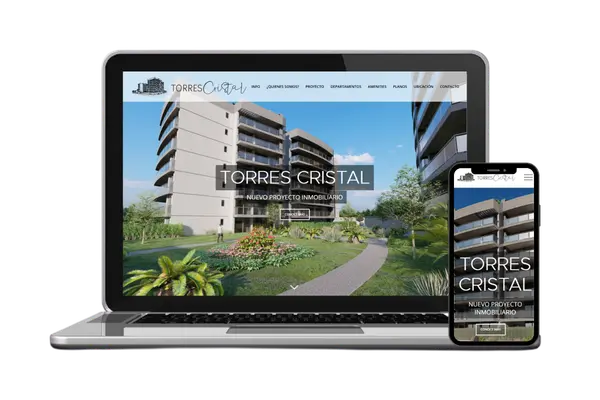 Diseño web para Cristal Nordelta — Diseño Web · Dastel