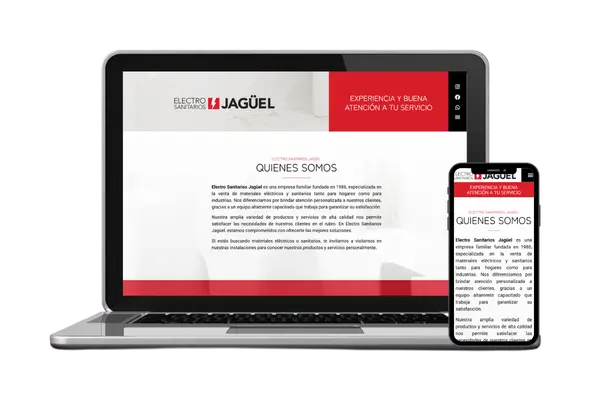 Diseño web para Electro Jagüel — Diseño Web · Dastel
