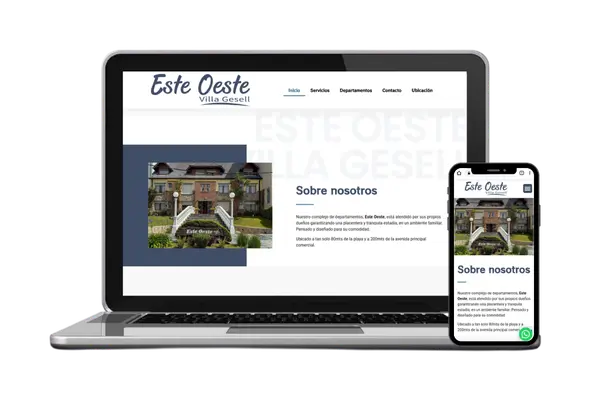 Diseño web para Este Oeste — Diseño Web · Dastel