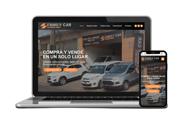 Diseño web para Family Car — Diseño Web · Dastel