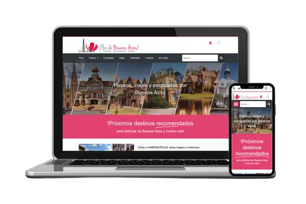 Diseño web para Flor de Buenos Aires — Diseño Web · Dastel
