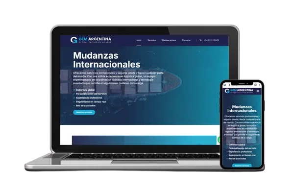 Diseño web para GEM Argentina — Diseño Web · Dastel