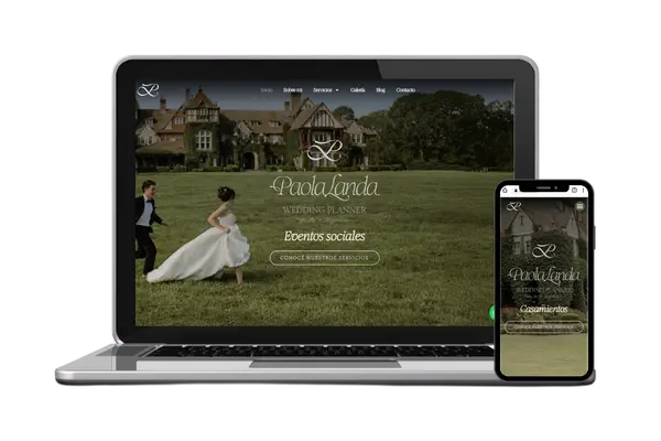 Diseño web para Paolanda Planner — Diseño Web · Dastel