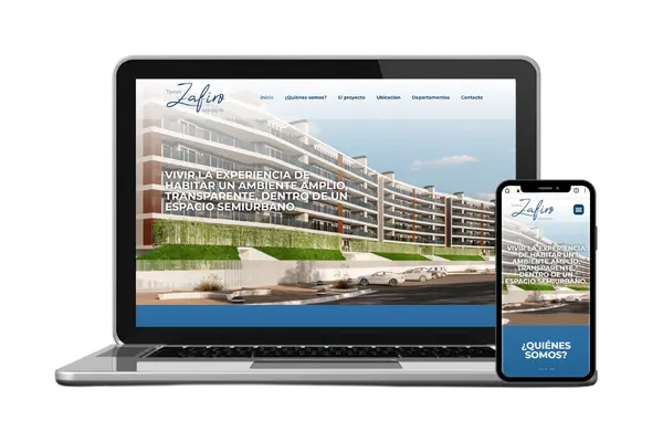 Diseño web para Torres Zafiro — Diseño Web · Dastel
